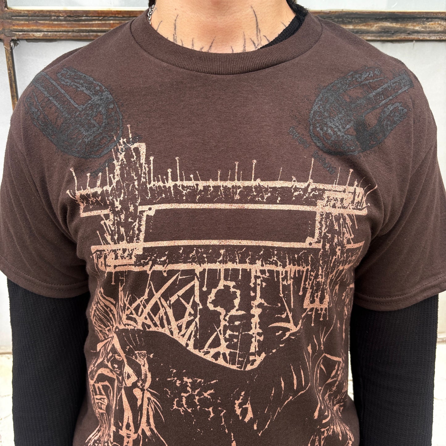 brown / copper lyrico tee