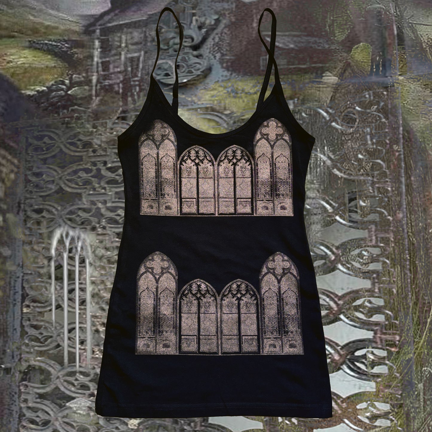 copper gothic window cami