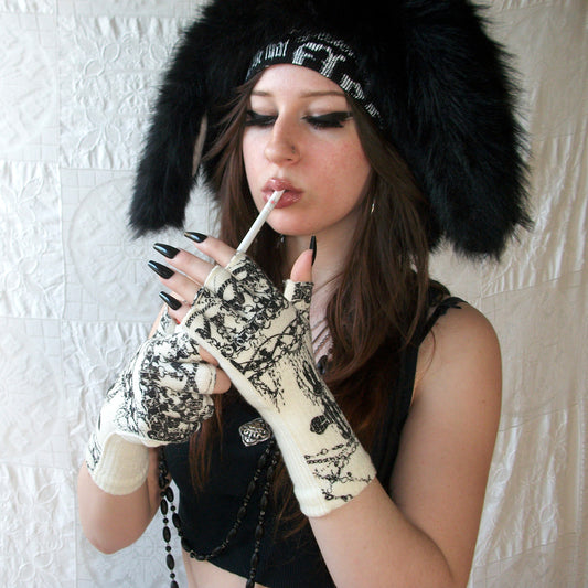 worshiped gloves - ivory