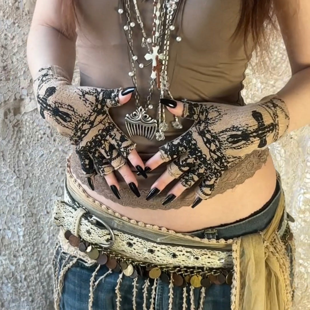 worshiped gloves - tan