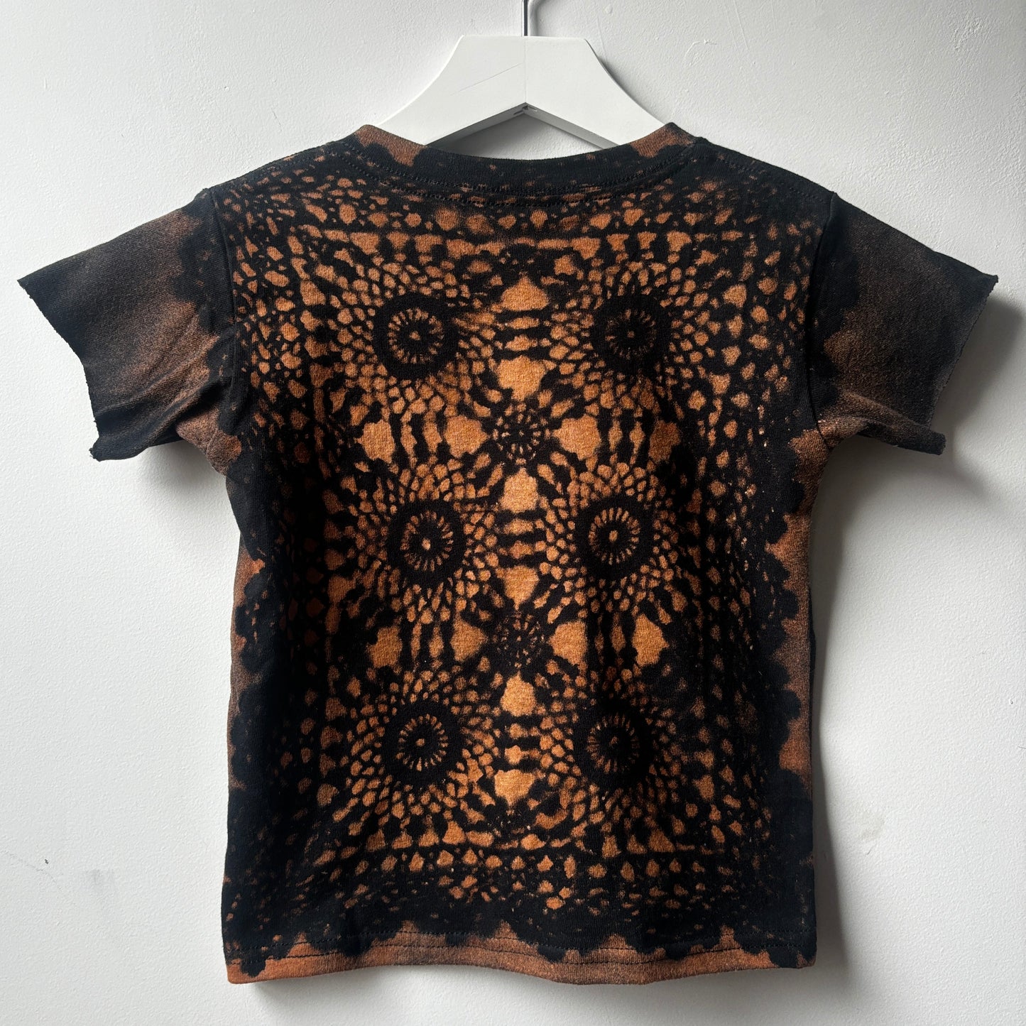 bleached lace baby tee