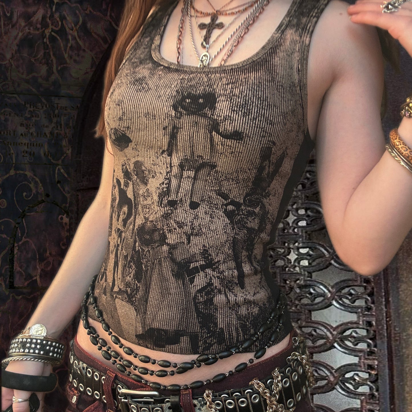 copper baby doll tank