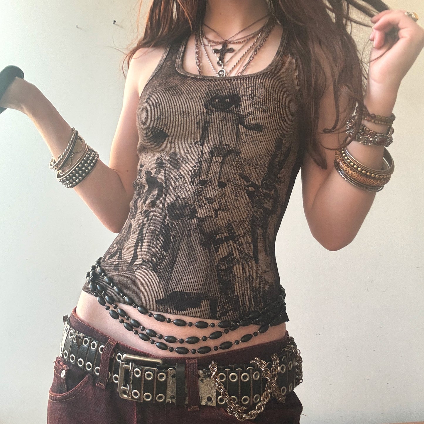 copper baby doll tank