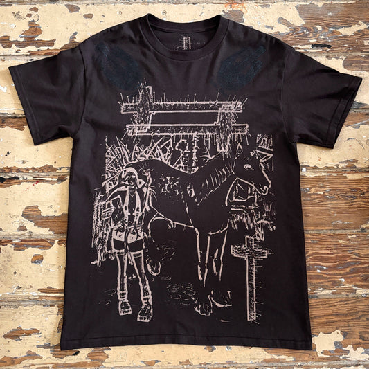 brown / copper lyrico tee