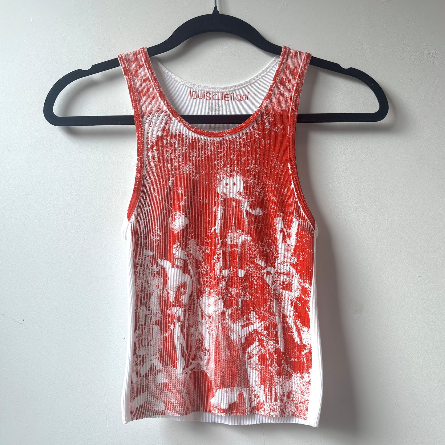 the baby doll tank - red