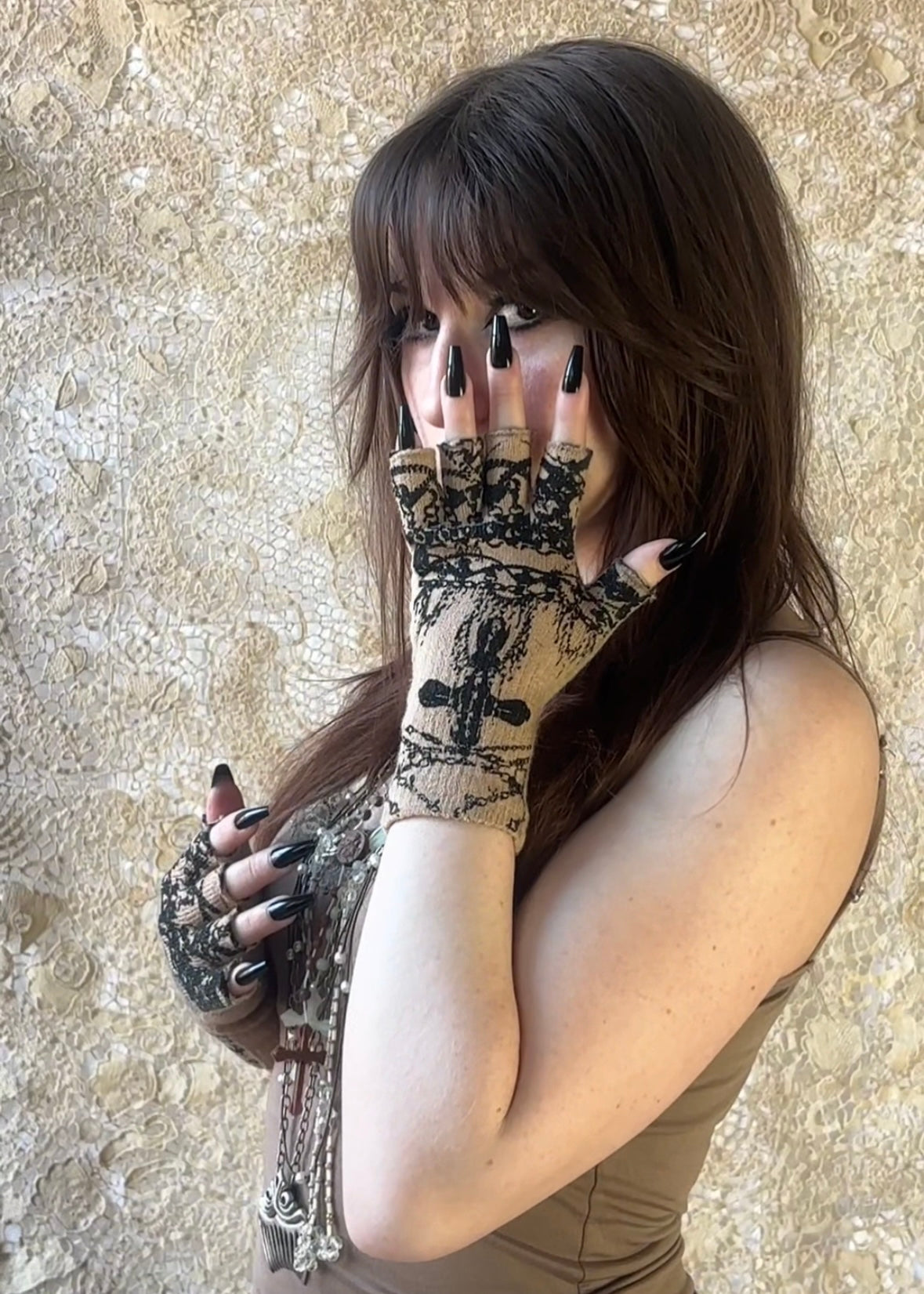 worshiped gloves - tan