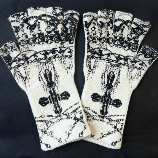 worshiped gloves - ivory