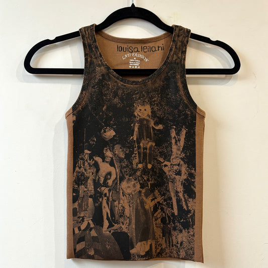 brown baby doll tank (archive sale)