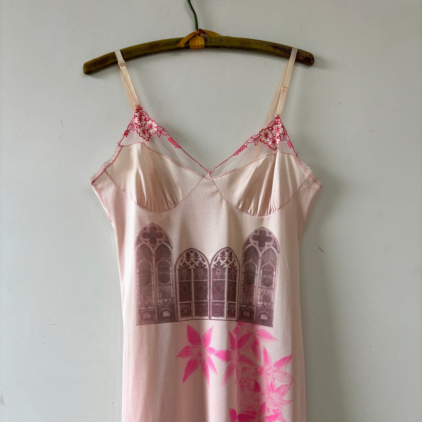 pink slip dress