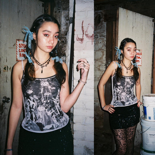 lavender baby doll cami (archive sale)