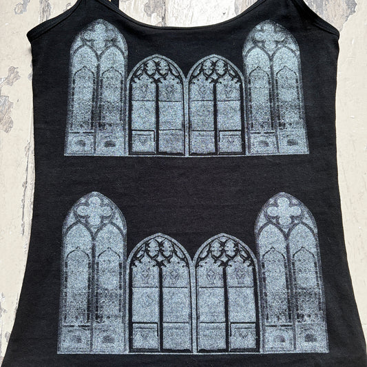 silver gothic window cami